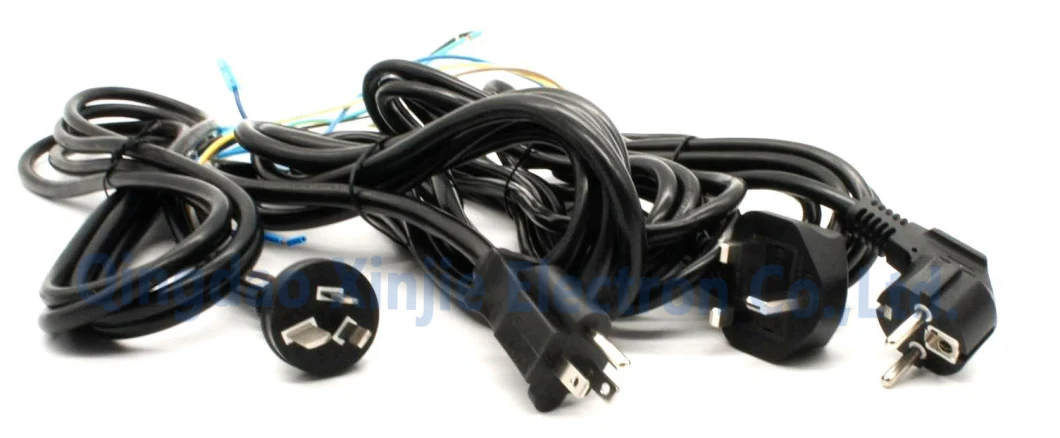 Electrical Power Cord with UK/Us Plug for Home Appliance